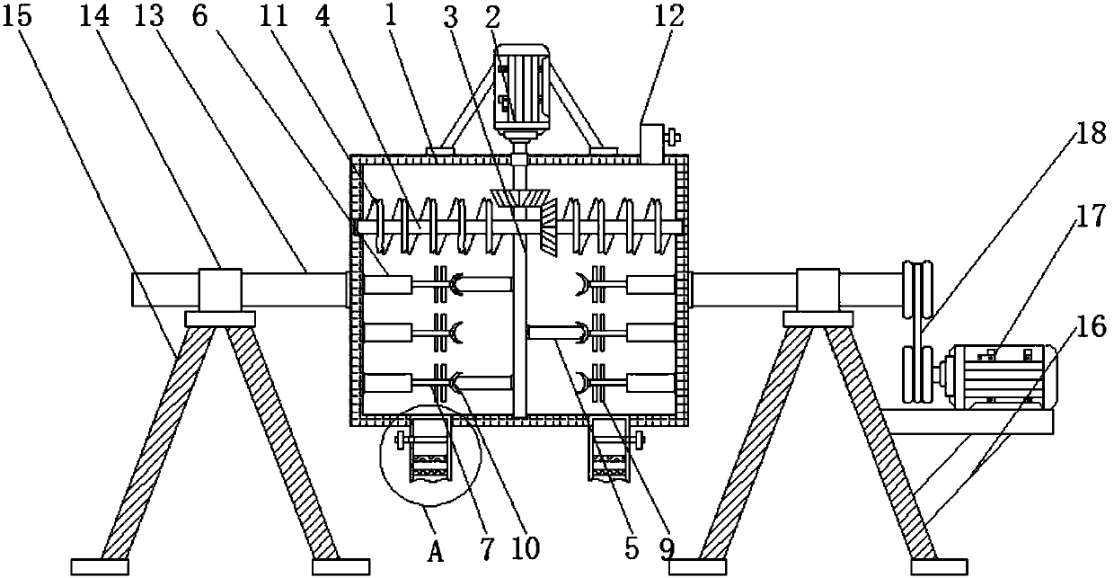Mixing apparatus for production of lubricating oil