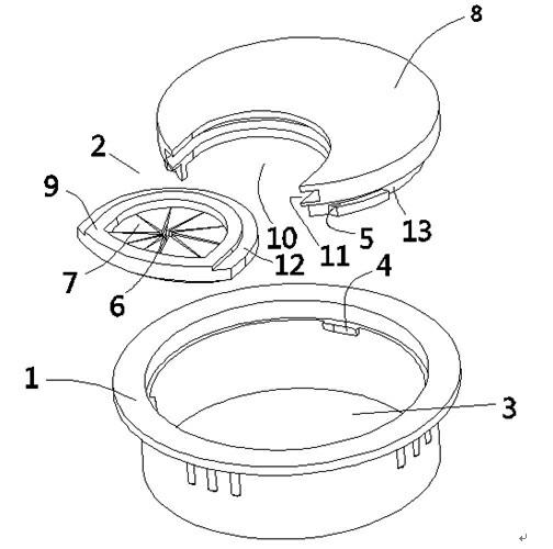 Adjustable plastic threading box