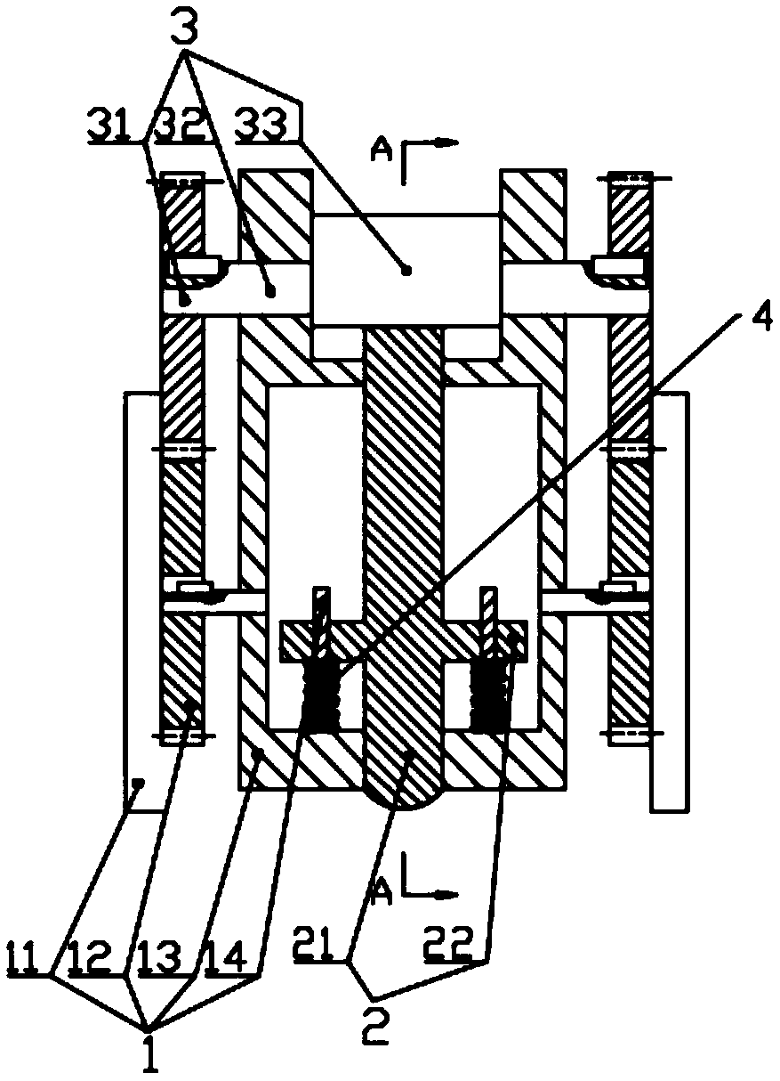 Planting auxiliary device for vegetable greenhouse