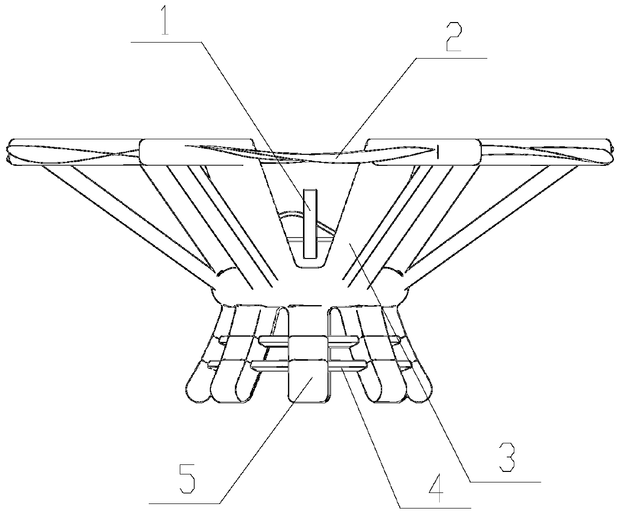 Rapid escape device for high-rise building