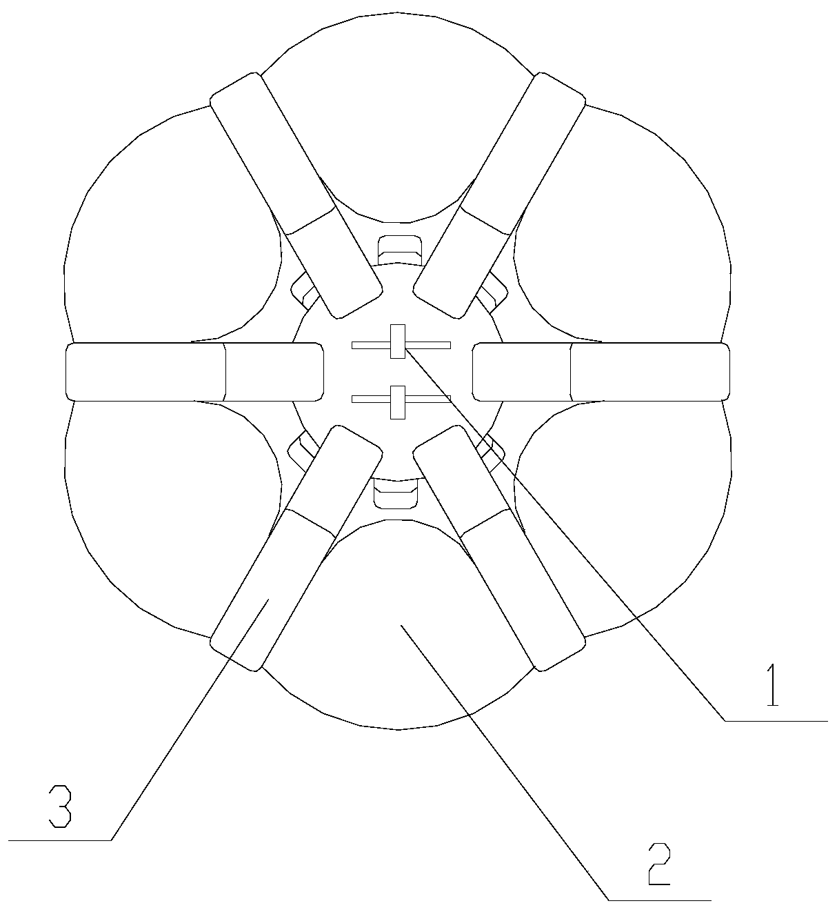 Rapid escape device for high-rise building