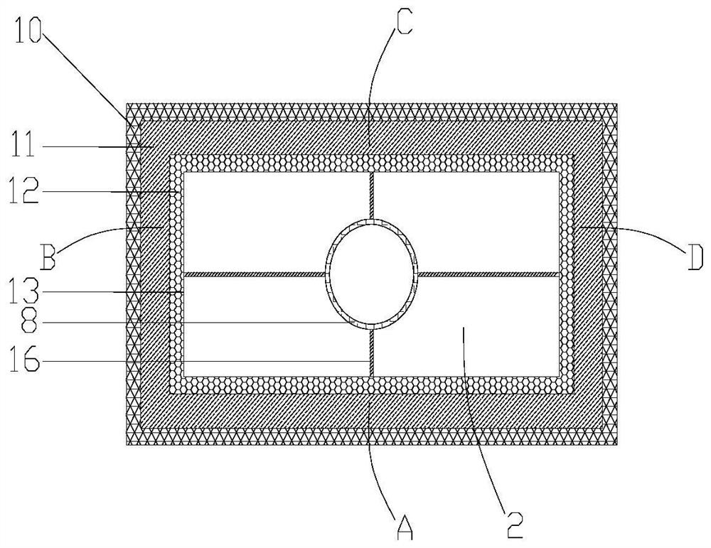 A method for arranging circular drainage pipes of pre-buried tunnels