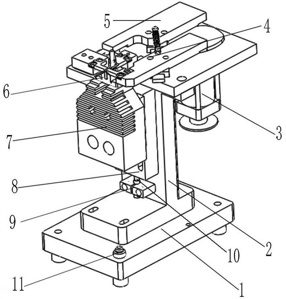 A semiconductor laser electrode wire fast bonding device and bonding method