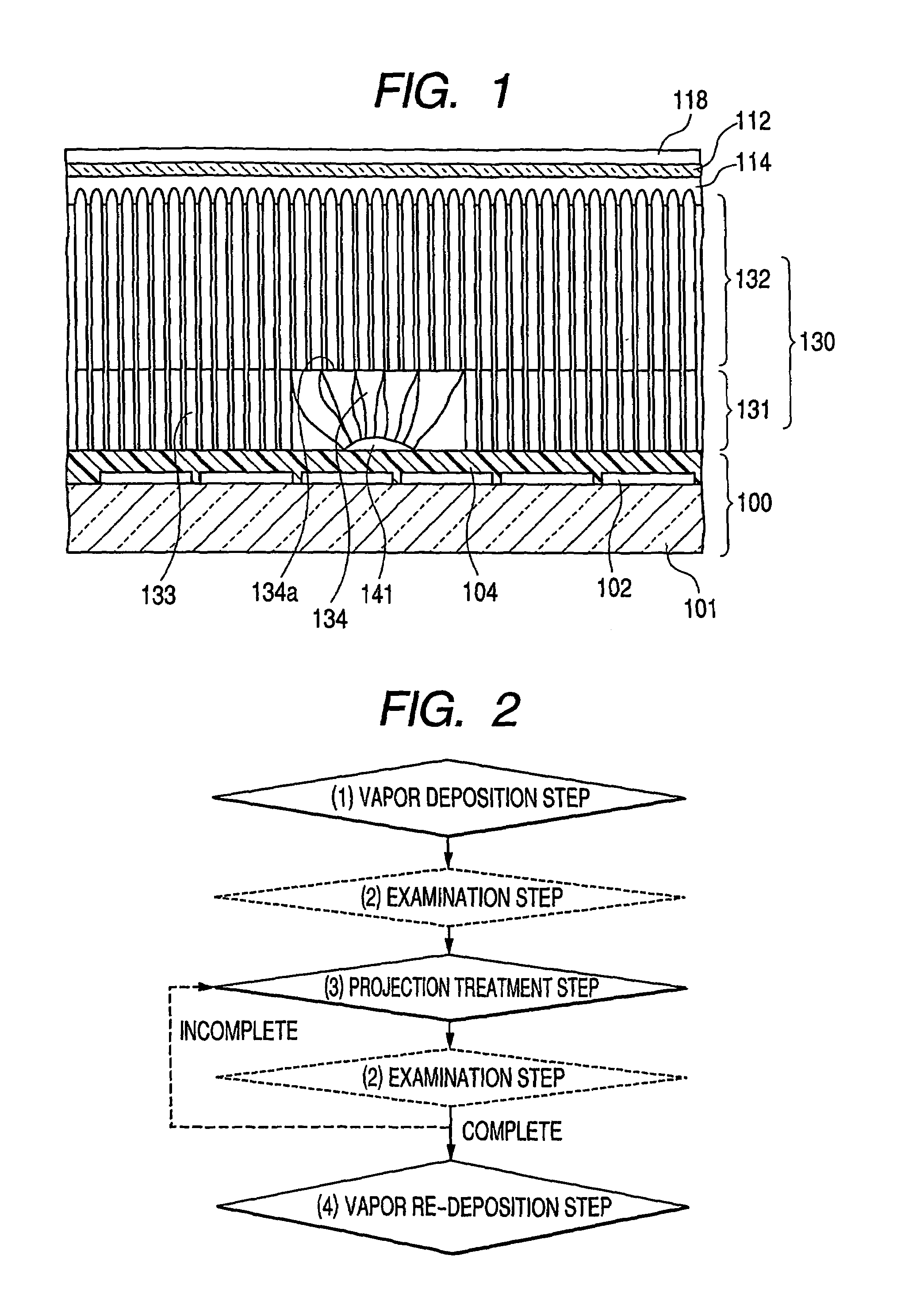 Radiation detection device, scintillator panel, method of making the same, making apparatus, and radiation image pick-up system