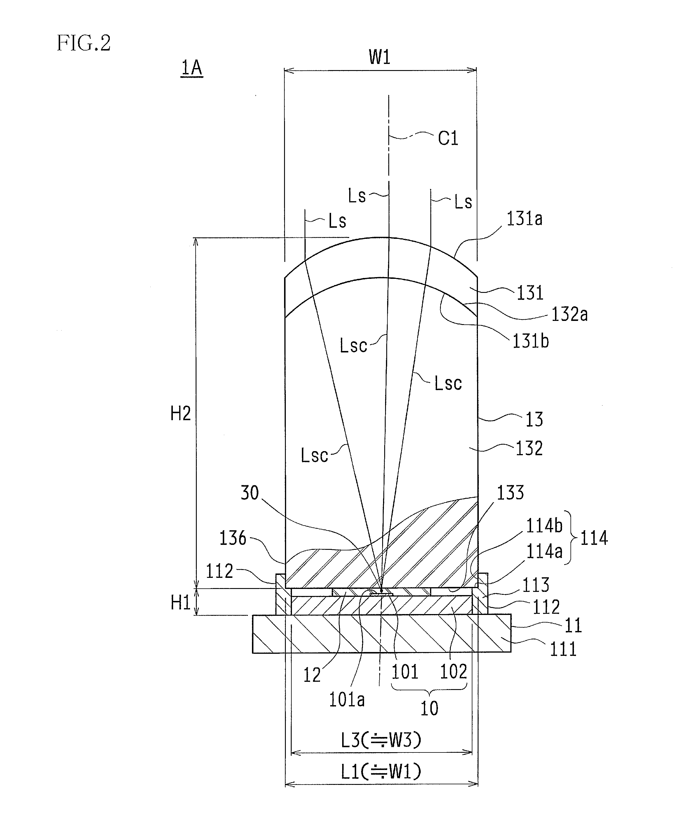 Concentrated solar cell and manufacturing method for the same