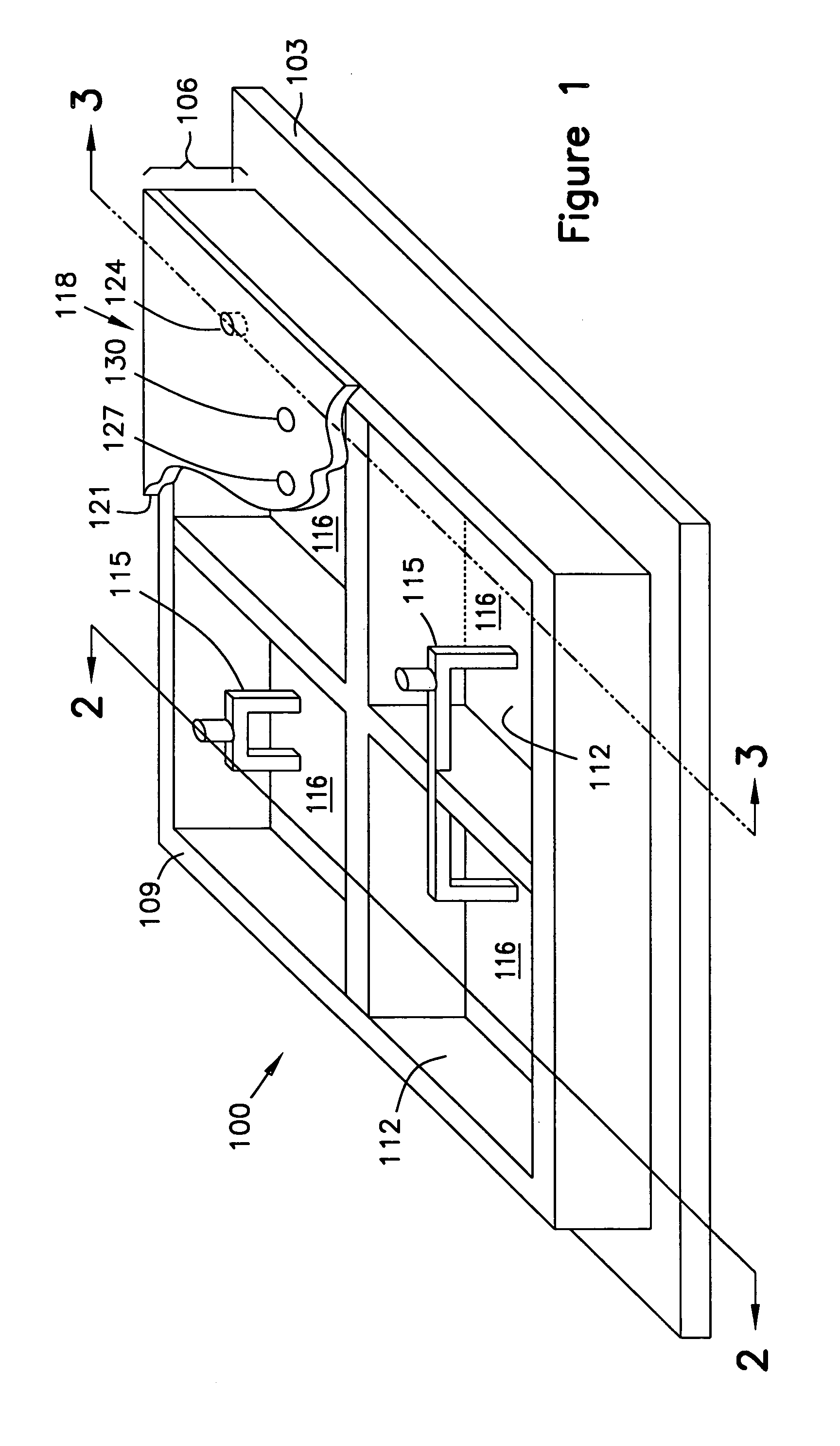 Packaging of electronic chips with air-bridge structures