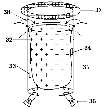 An automatic collection device and method for floating objects on the water surface