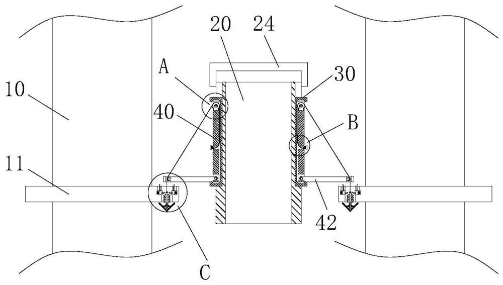 A construction technology for connecting and fixing water supply and drainage pipes in building construction