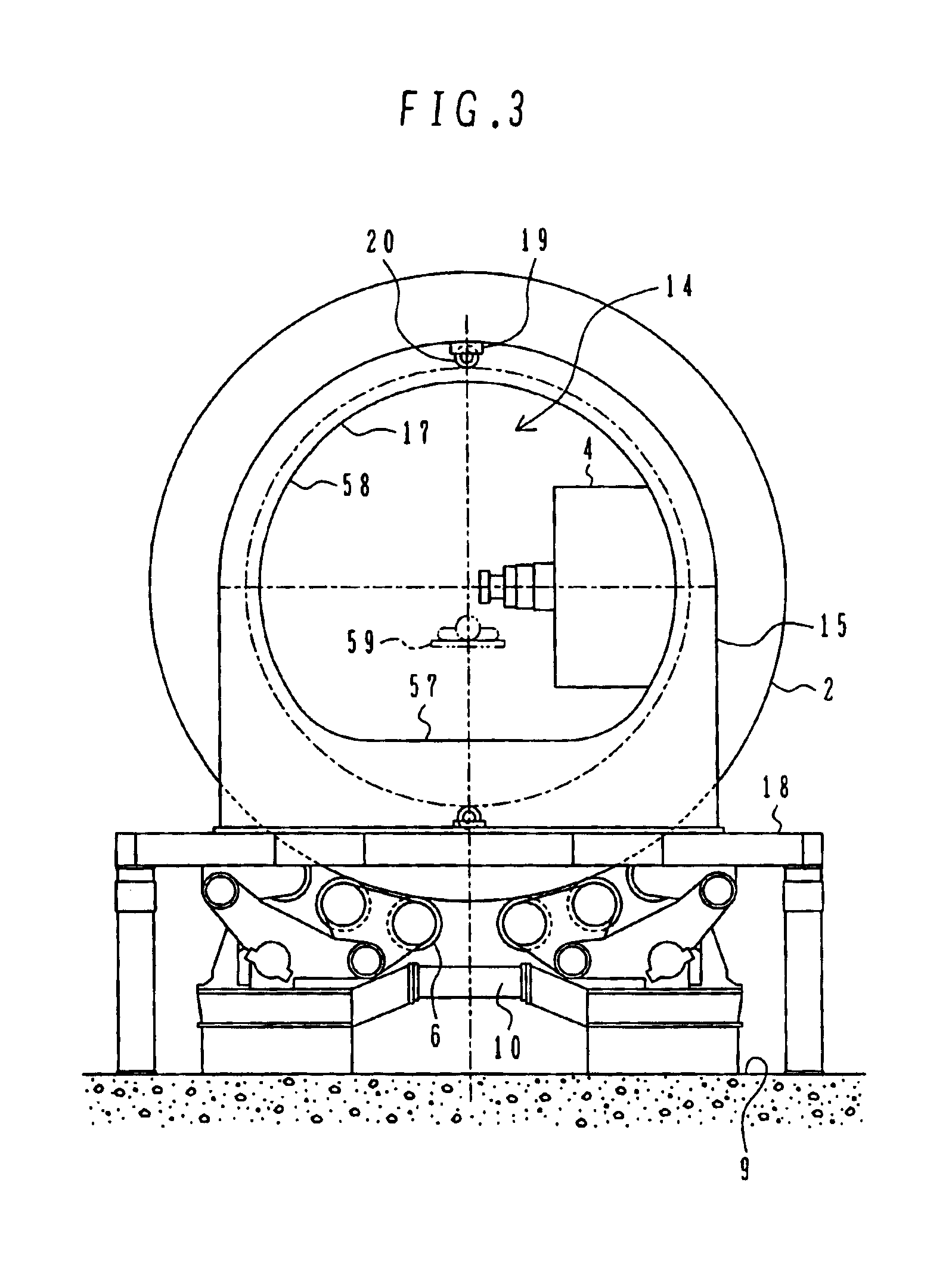Medical particle irradiation apparatus