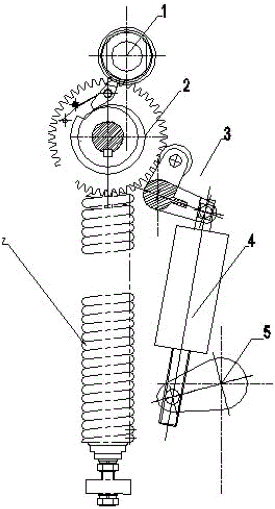 Vacuum circuit breaker self-adaption operating mechanism with properties of permanent magnet and spring mechanism