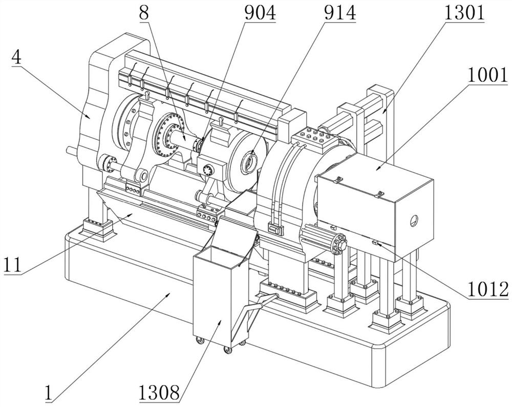 A preformed aluminum alloy extrusion molding device and molding process