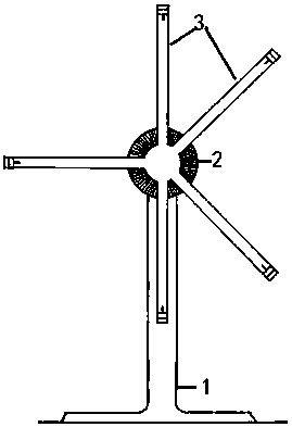 Gas molecule five-direction diffusion rate comparison demonstrator