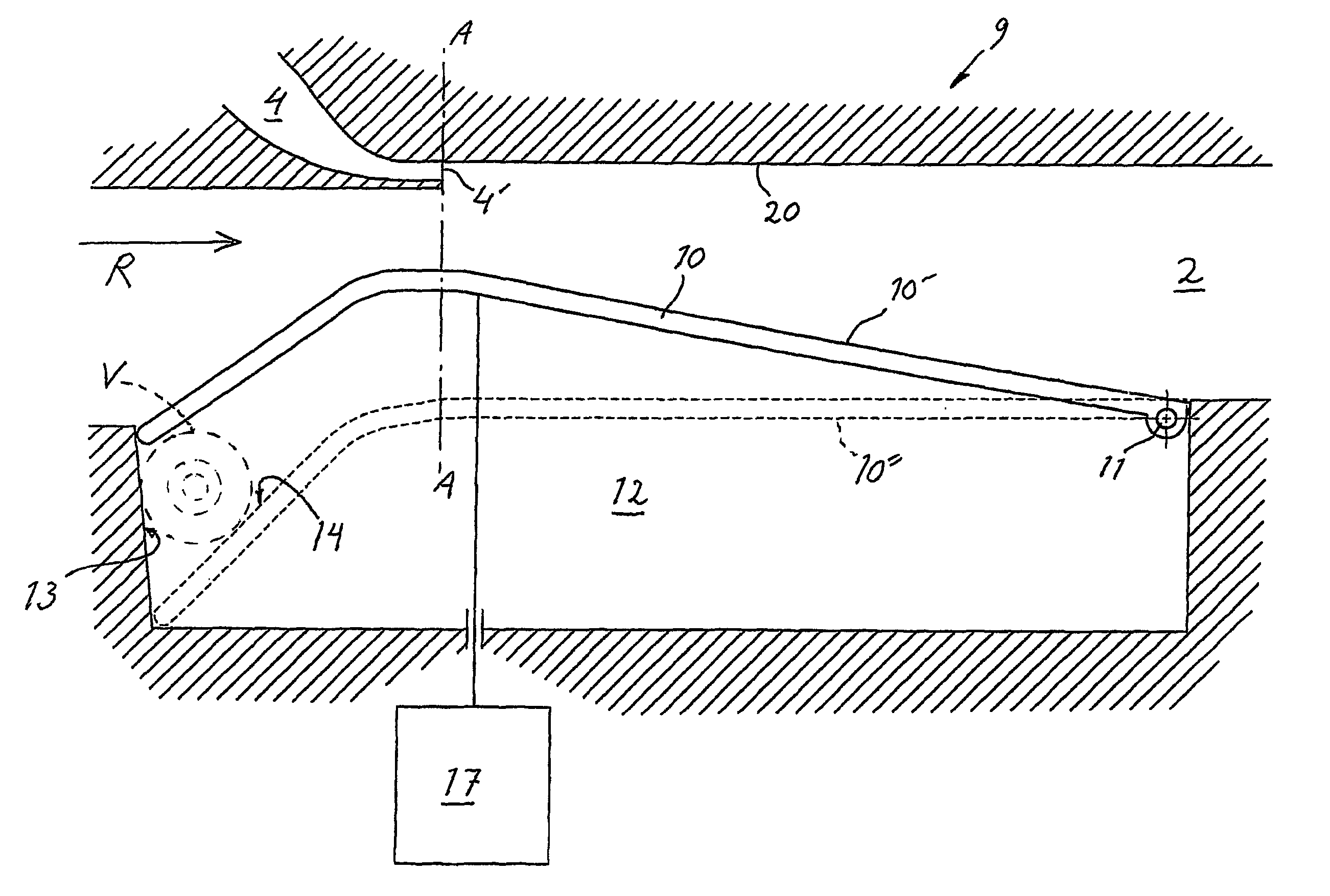 Method and device for exhaust recycling and supercharged diesel engine