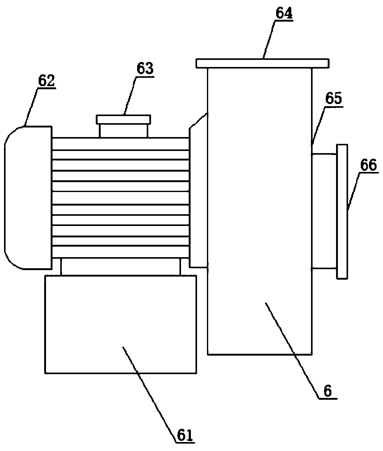 High-activity tricalcium phosphate for high-flame-retardant polystyrene resin and production device thereof