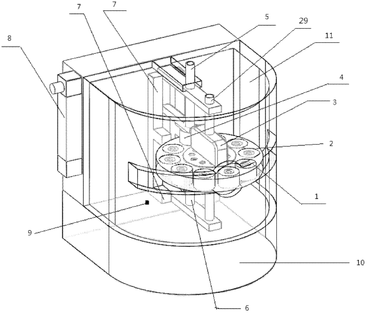 Semi-automatic continuous single particle sampling device