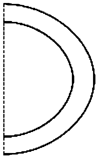 A segmented and convergent double-s-curve binary hybrid exhaust system