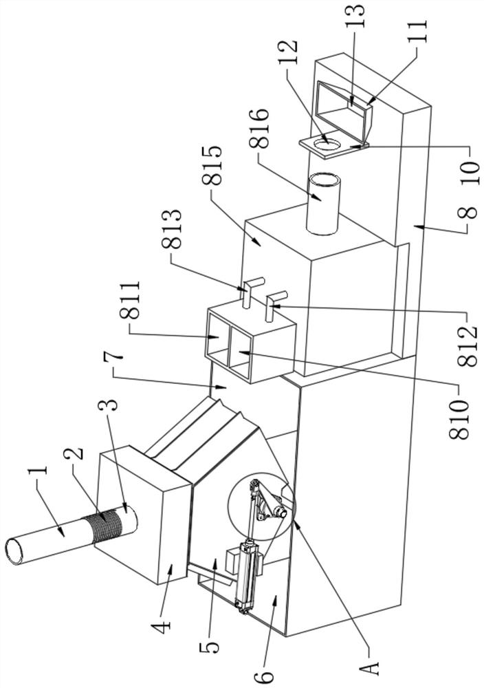 Drainage device for cardiovascular medicine department