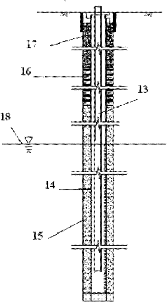 Reinjecting twin-well pneumatic shatter auxiliary restoration system and method of underground oil pollution