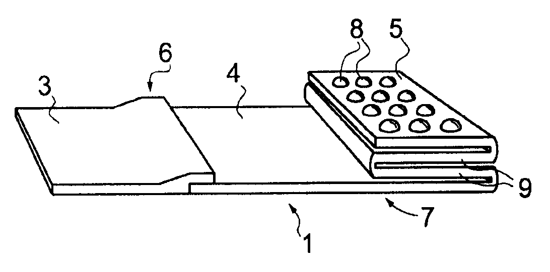 Lateral flow assay test strip and method of making the same