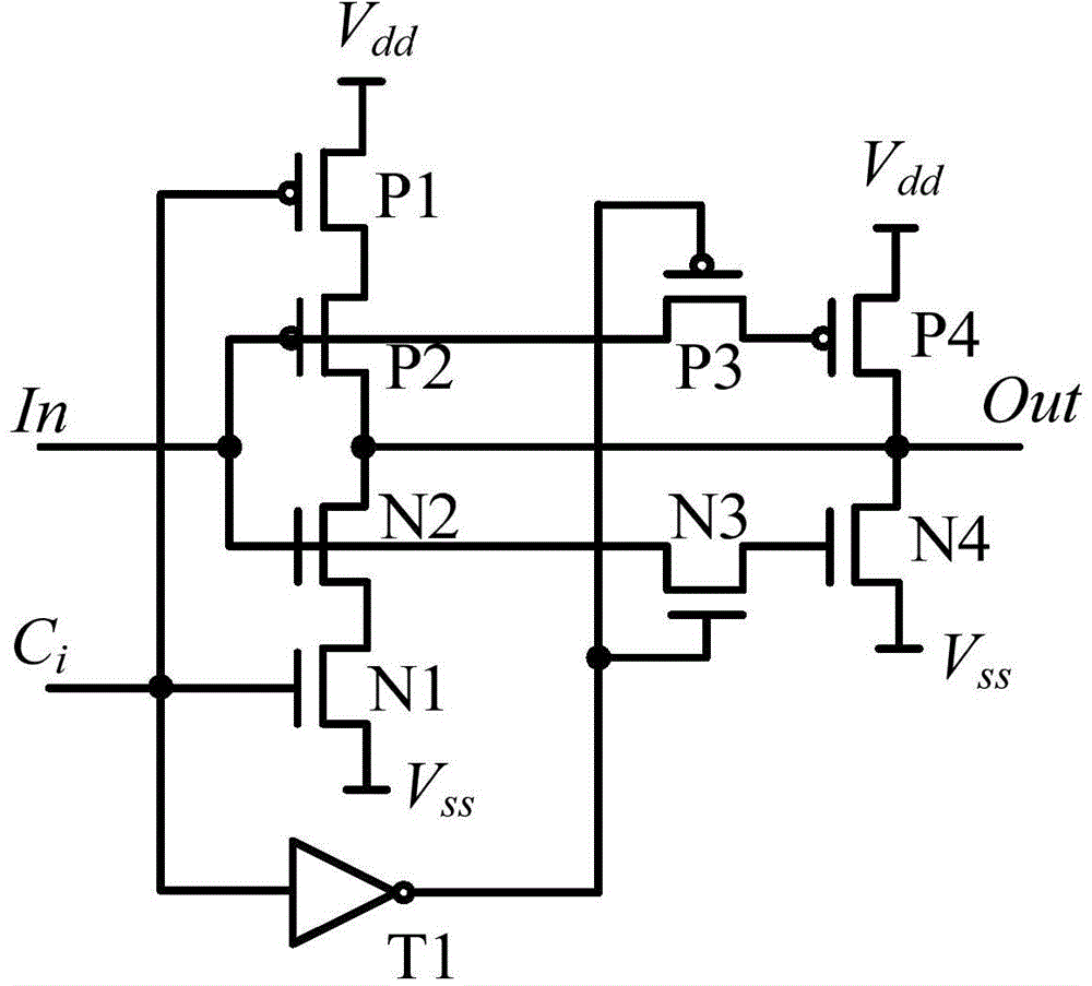 PUF circuit based on threshold deviation delay