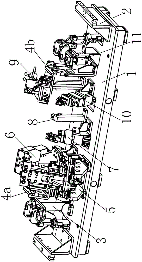 A welding fixture for automobile instrument panel beam assembly