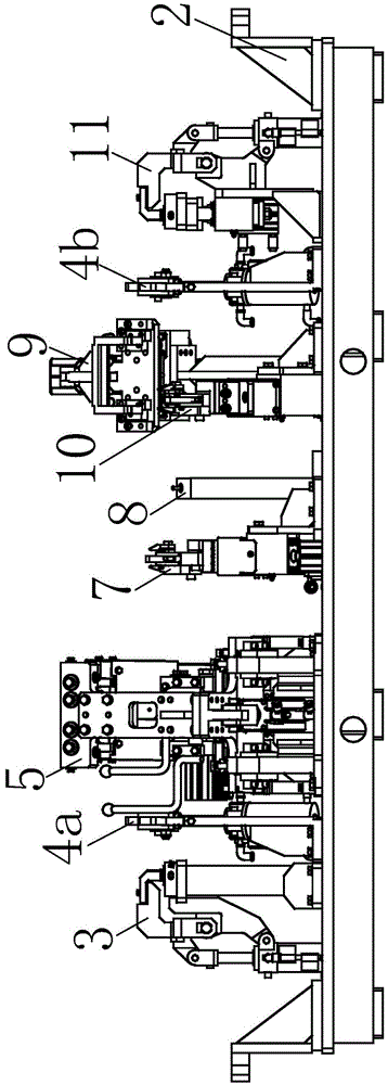 A welding fixture for automobile instrument panel beam assembly