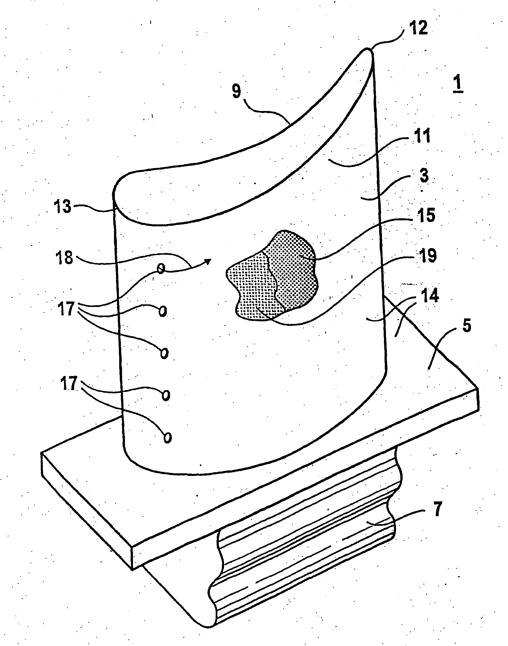 Apparatus for smoothing the surface of a gas turbine blade