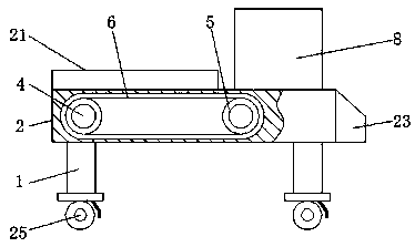 Rice cake cutting device