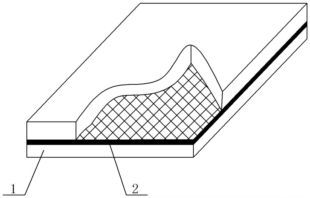 Method for manufacturing composite anti-reverse structure suitable for heavy-duty traffic conditions