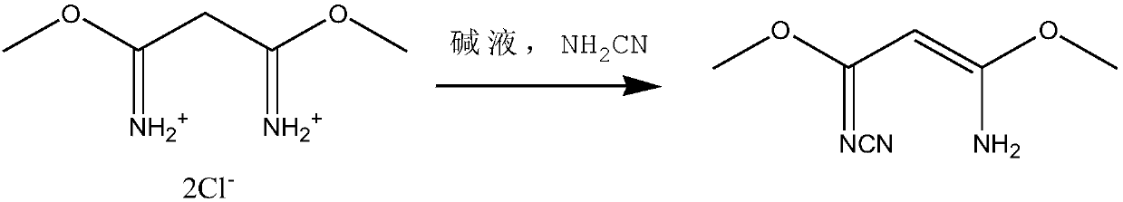 2-amino-4,6-dimethoxypyrimidine synthesis method