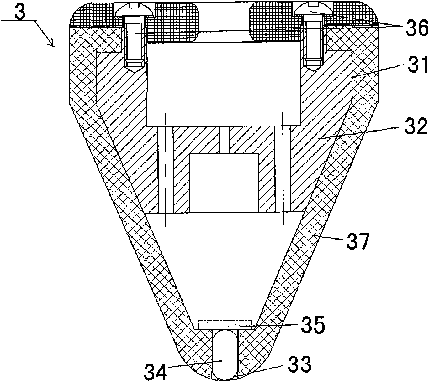 Observation device of simple pendulum movement and record method of simple pendulum movement track