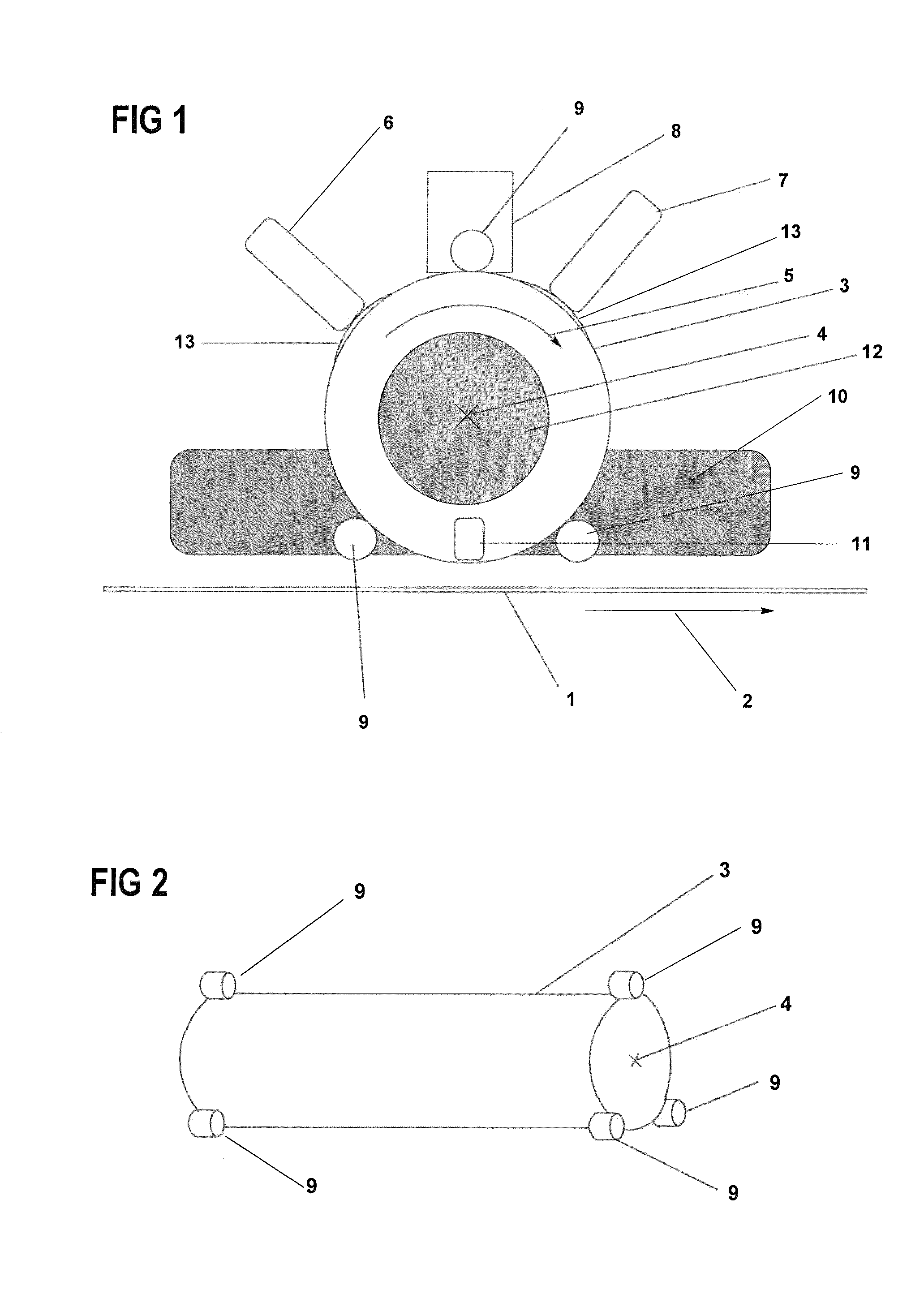 Method and device for coating substrates from the vapor phase