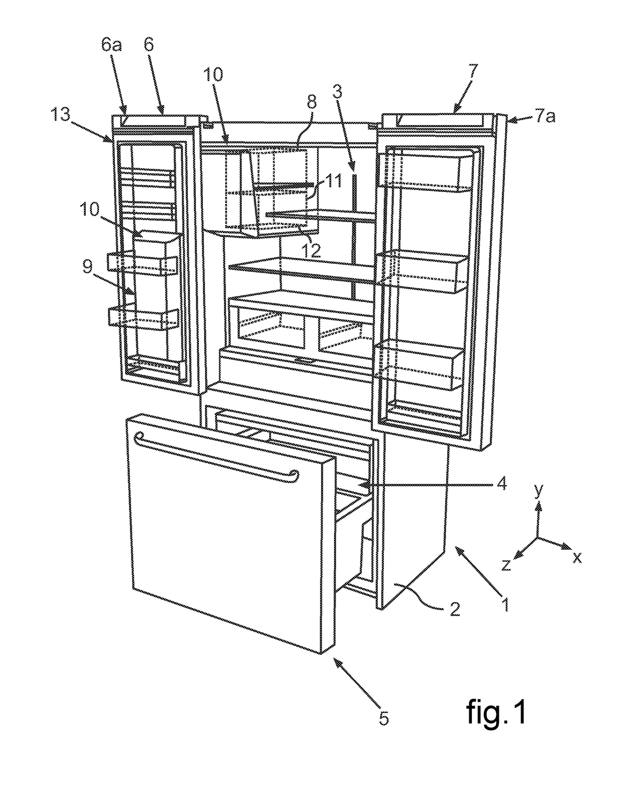 Household cooling appliance comprising an ice maker unit and a display unit for displaying the weight of ice made