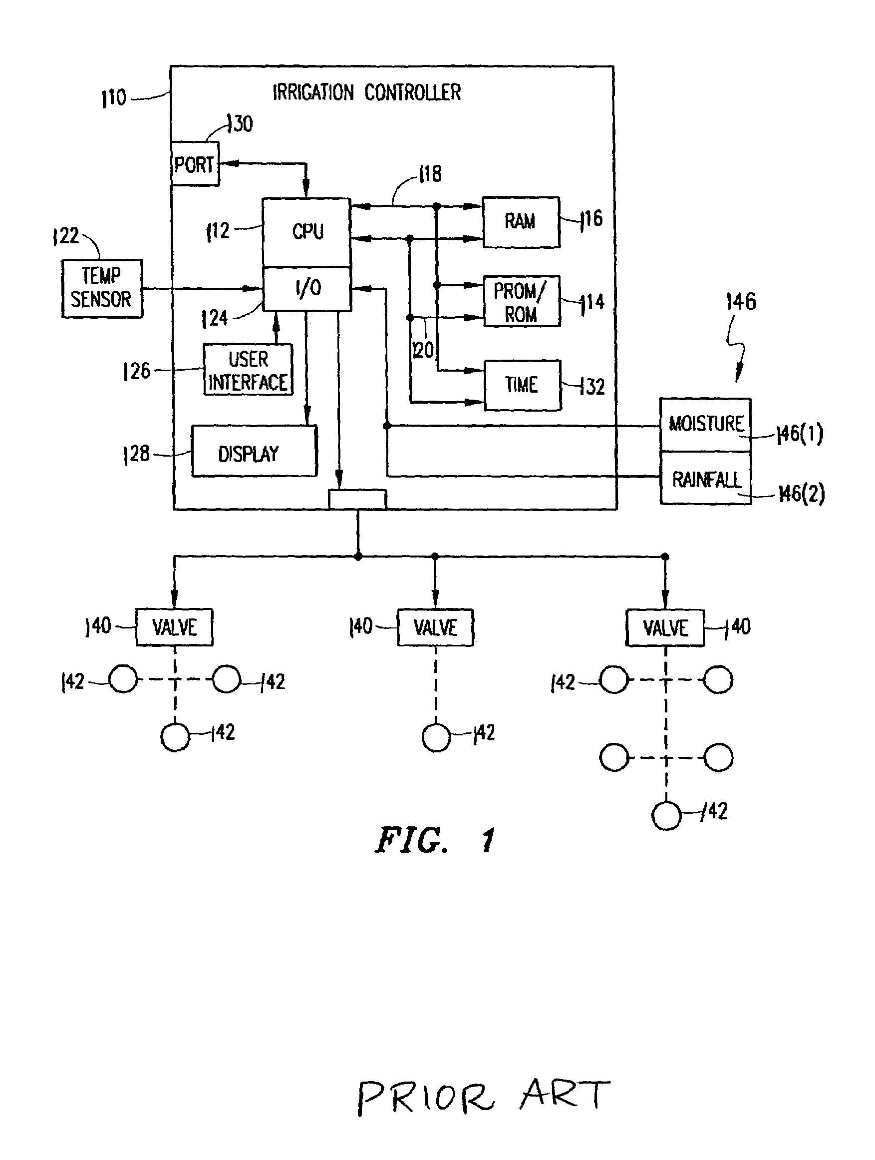Method and system for remote update of microprocessor code for irrigation controllers