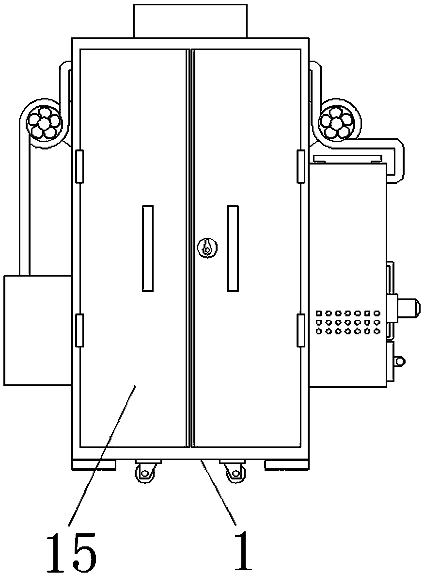 Constant-temperature device for storing lacquerware and working method thereof