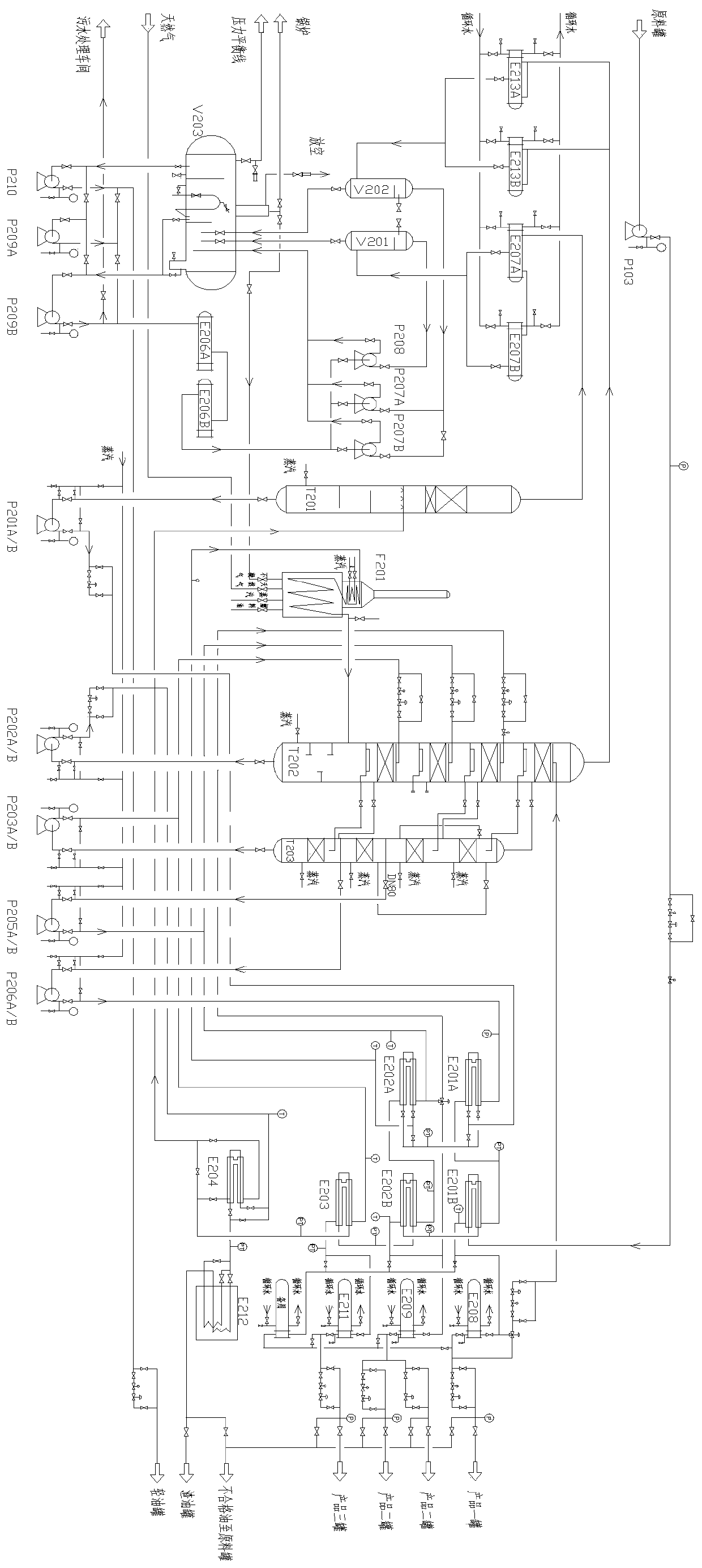 Distillation recovery device for waste lubricating oil regeneration