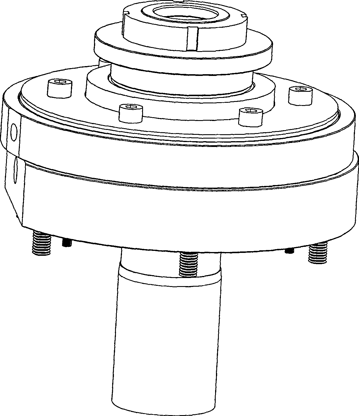 Apparatus for locking main shaft