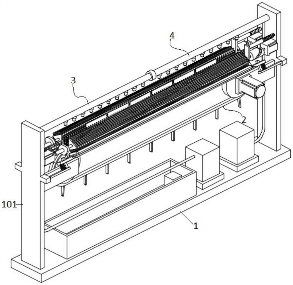 Dust removal device for mobile phone cover plate production