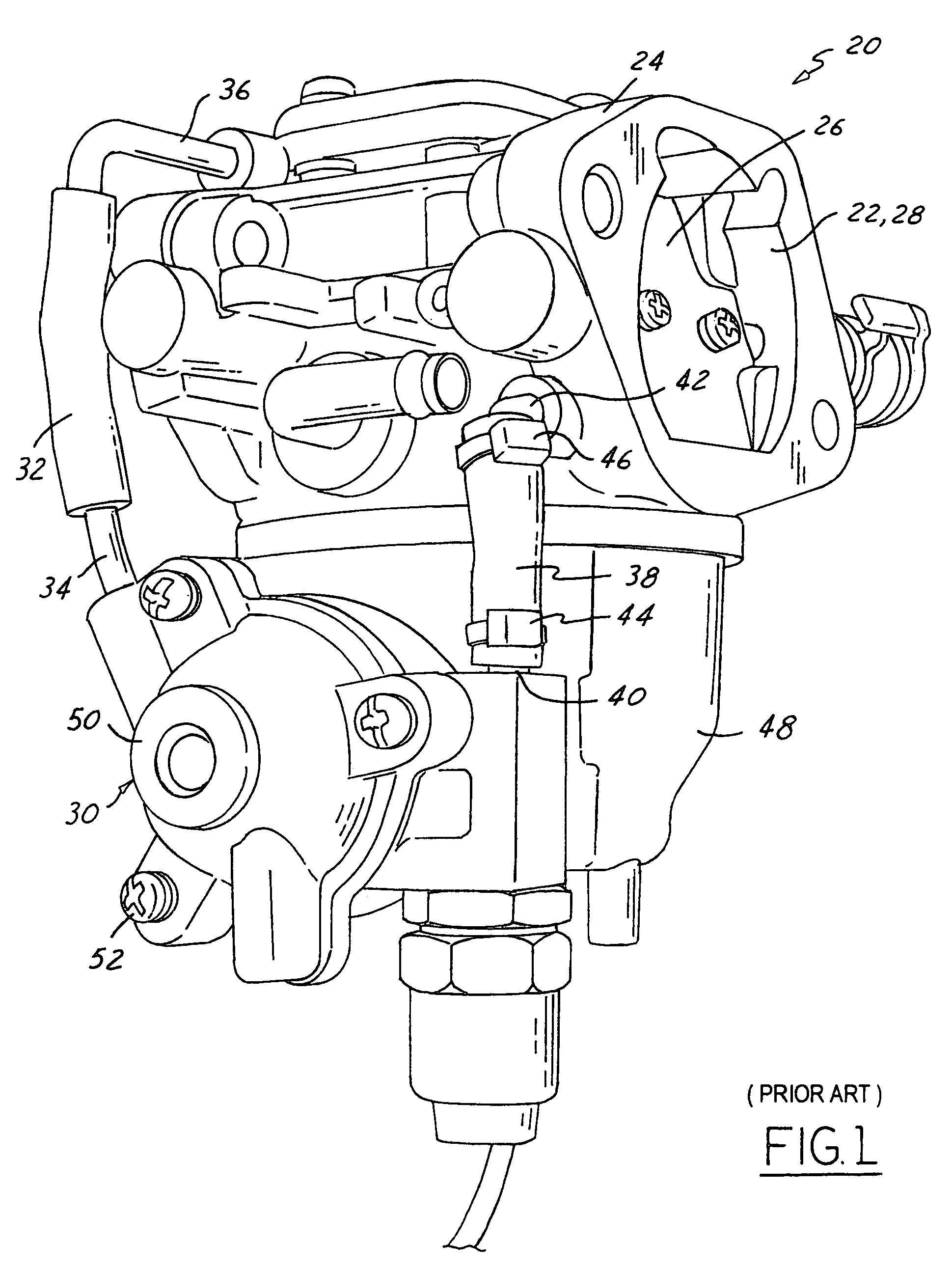 Carburetor with acceleration fuel pump