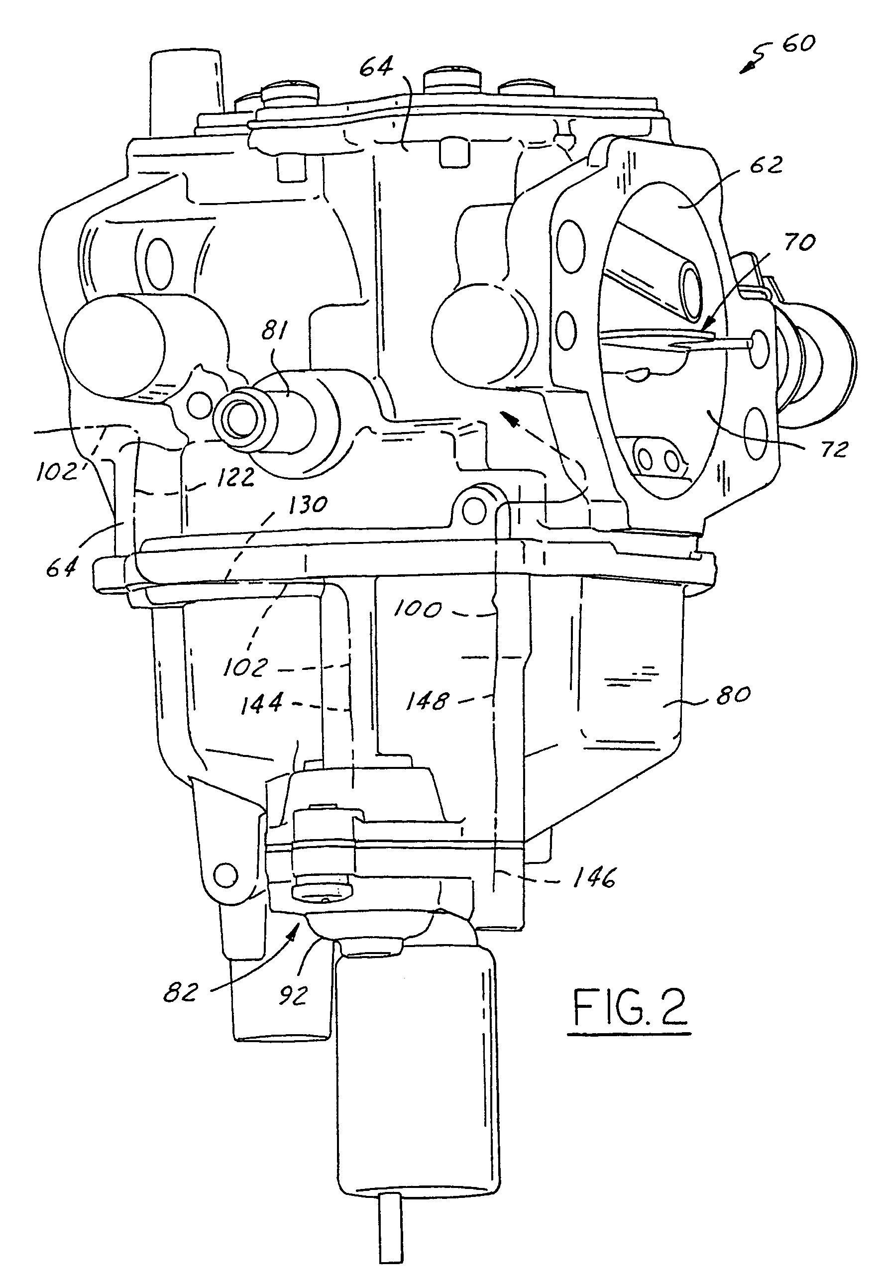 Carburetor with acceleration fuel pump