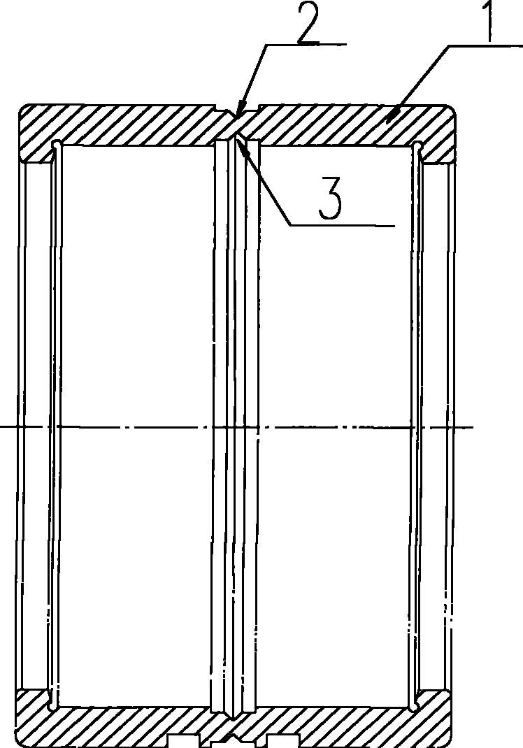 Split technique for processing for SL01 type split-bearing