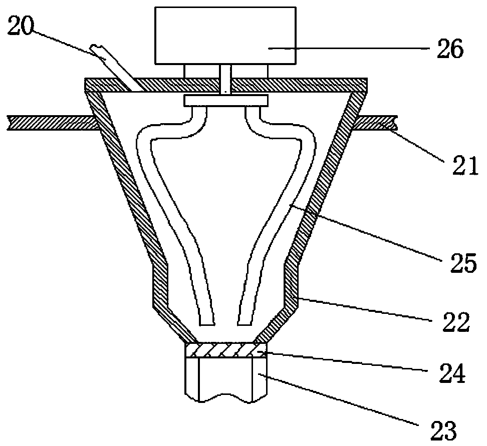 Preparation device for saline soil microbial repair agent