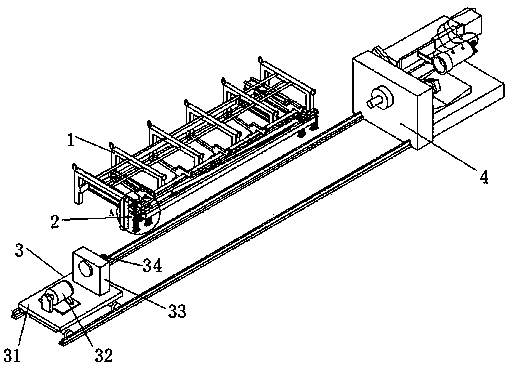 Automatic feeding and cutting assembly line