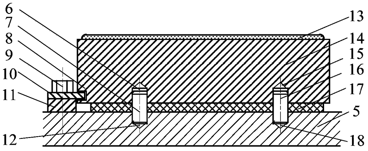 Variable step damping thrust bearing