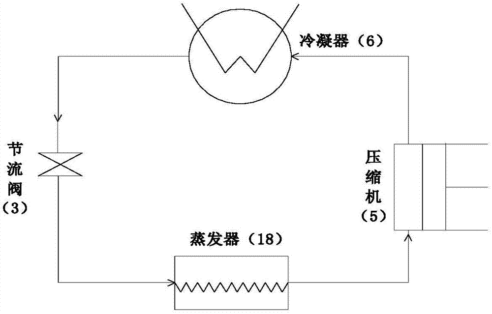 High pressure hydrogen refrigerating device for hydrogen fuel cell vehicle