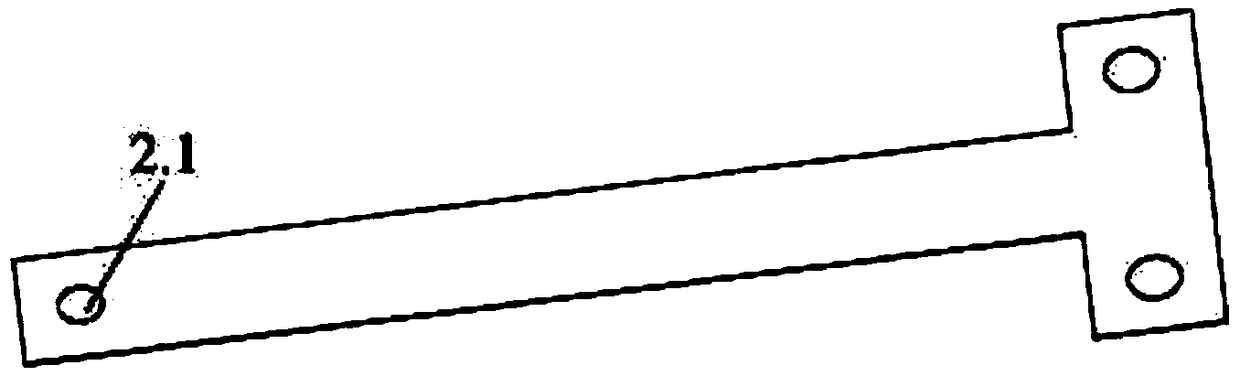 A frequency adjustable piezoelectric vibration power generation device