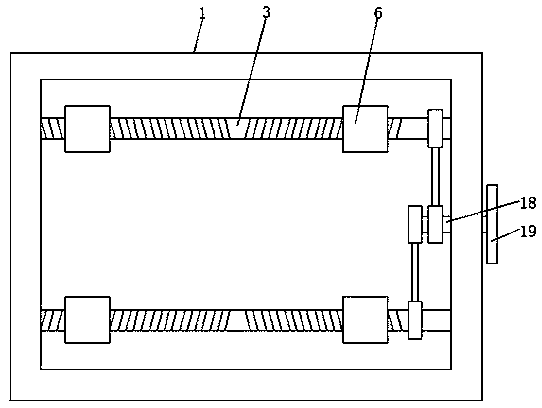 Sterilizing and cleaning device for medical postoperative care
