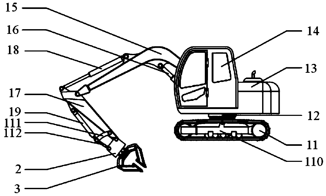 Automatic kerb laying machine based on excavator platform