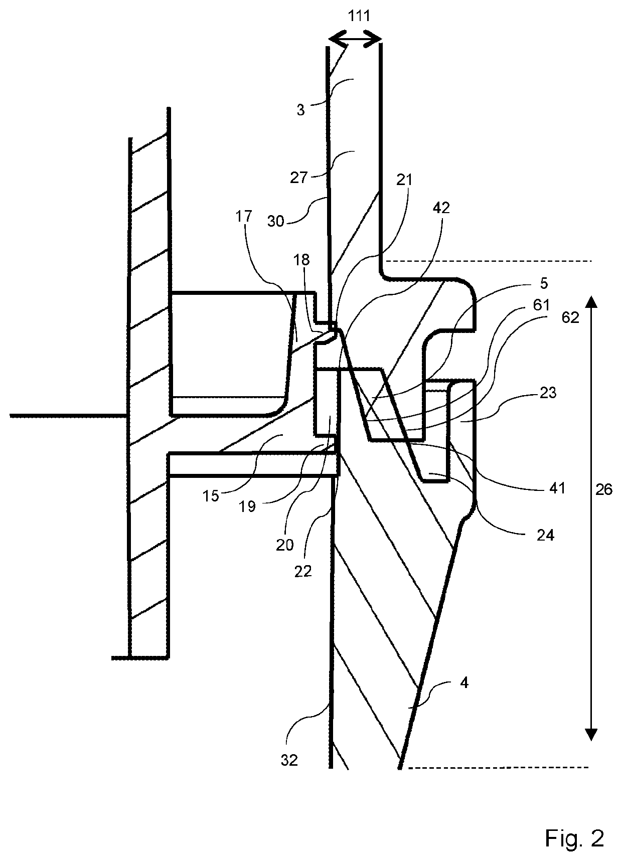 Silencer for the reduction of gas noise in an intake system of a combustion engine and a method for the production of such a silencer