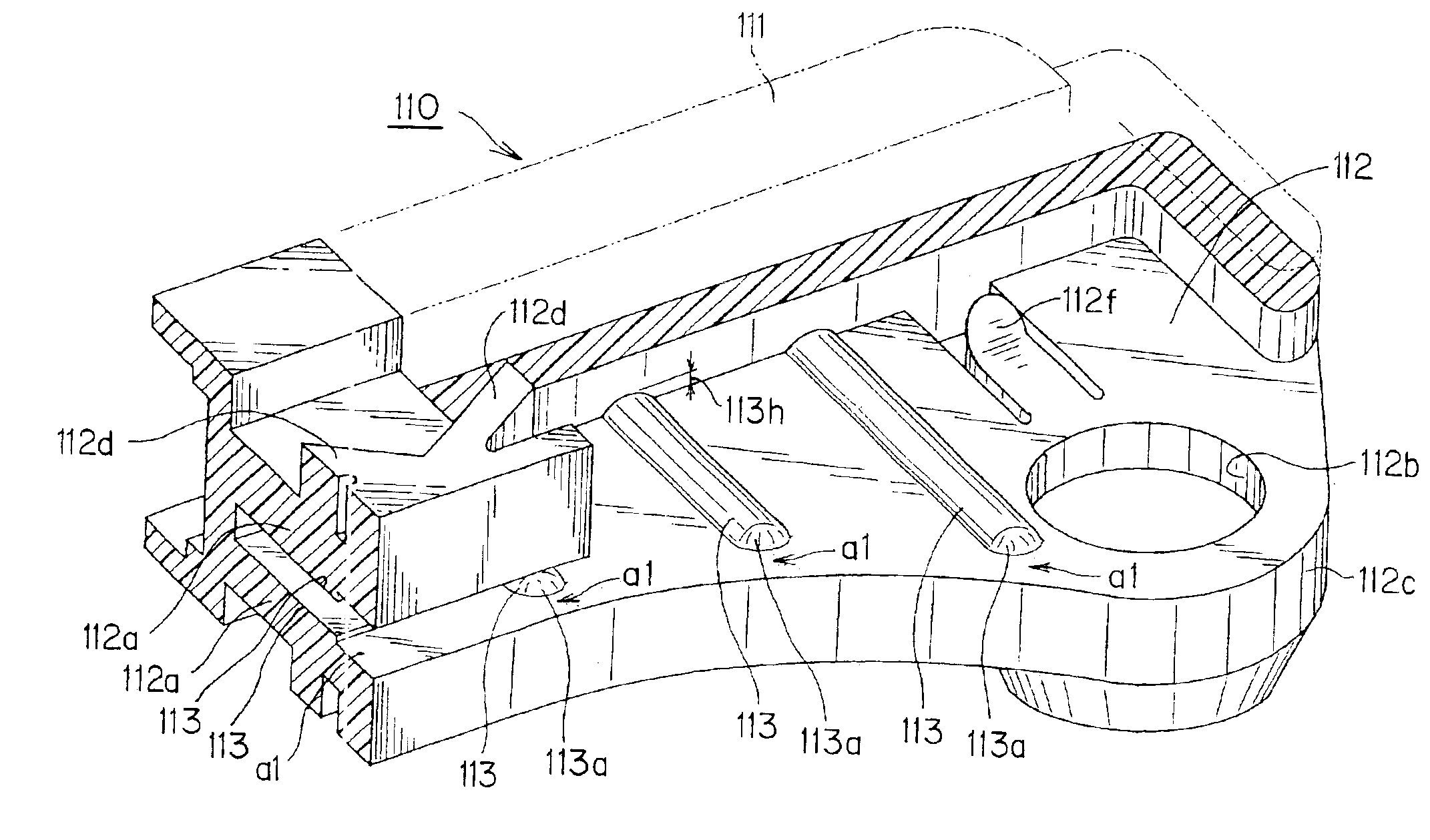 Sliding contact guide for transmitting medium